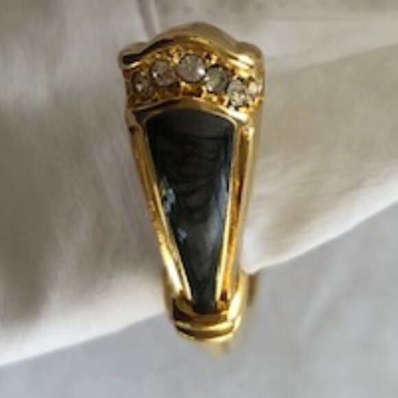 KENNETH JAY LANE for Avon Duchess Collection Panther Enamel Crystal Gold… - Picture 7 of 15